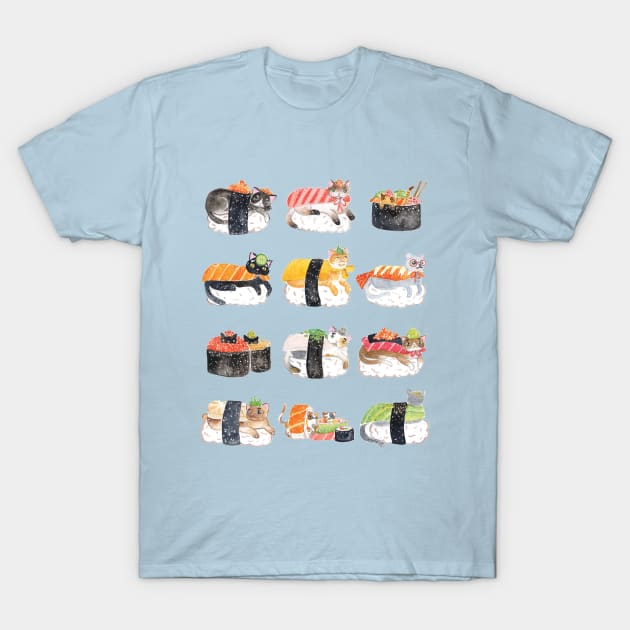 Sushi cat t shirt on sale